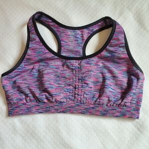 Ideology Sports Bra Space Dyed Purples Size XL